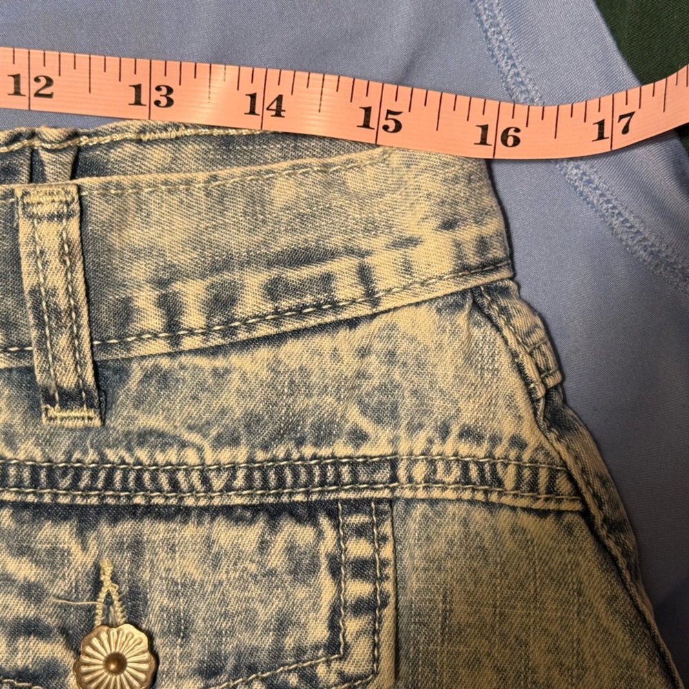 *Free Gift* POL Denim and Lace A-Line Skirt - Picture 13 of 13